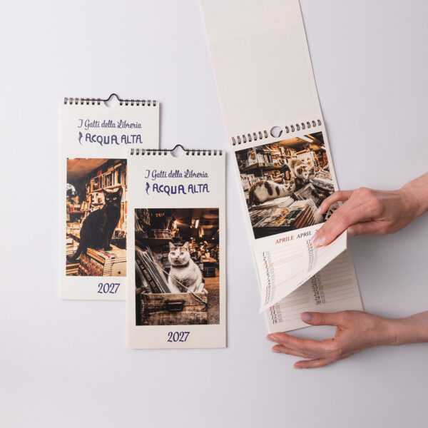 Calendari da parete | Libreria Acqua Alta Calendario da parete fotografico - gruppo A - Libreria Acqua Alta Venezia