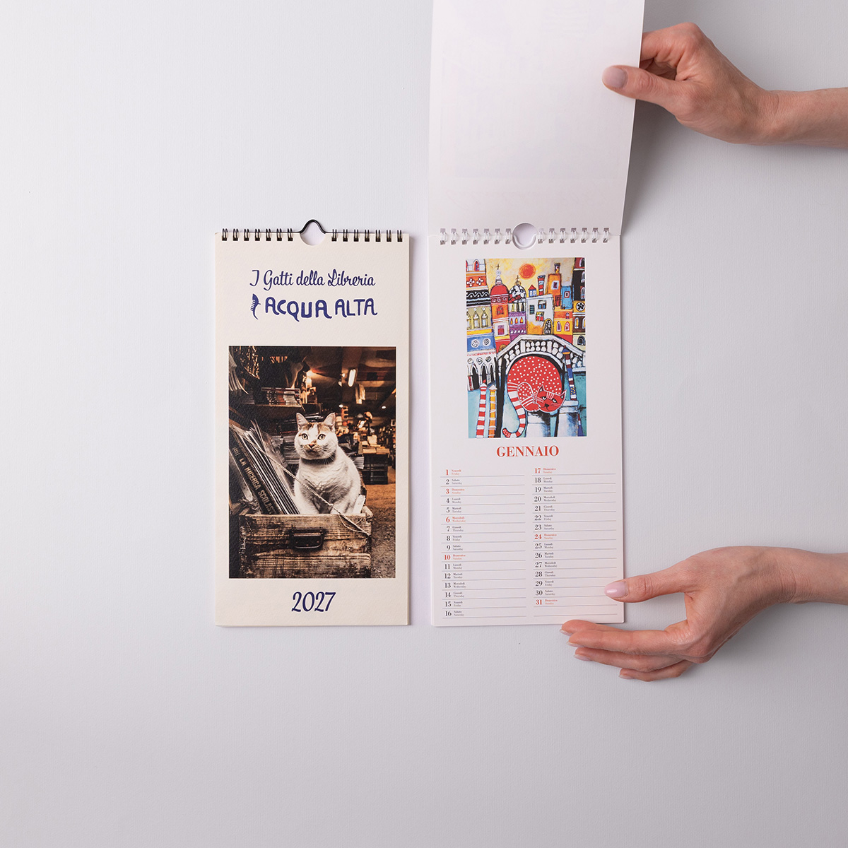 Calendari da parete | Libreria Acqua Alta Calendario da parete fotografico - gruppo R - Libreria Acqua Alta Venezia