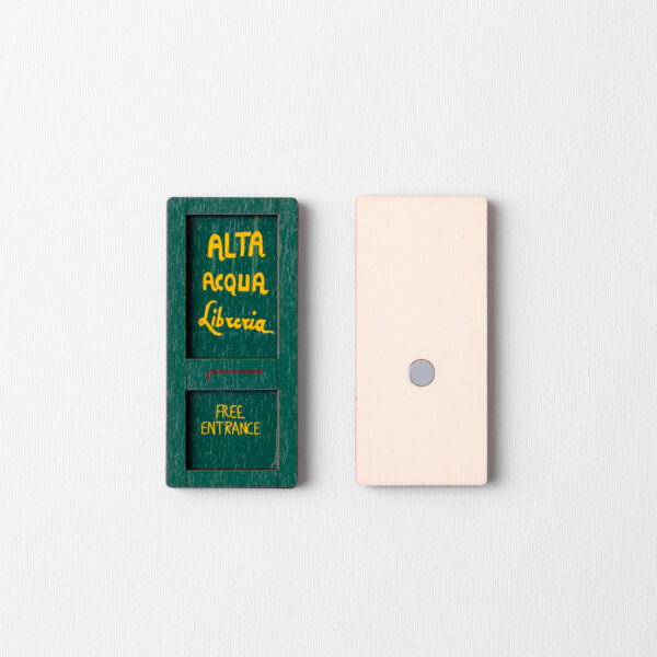 Magnete “Porta d’Acqua” - fronte e retro