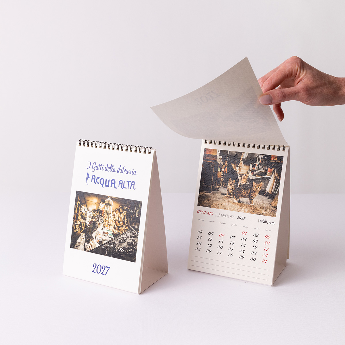 Calendari da tavolo | Libreria Acqua Alta Calendario da tavolo - gruppo 2 - Libreria Acqua Alta Venezia