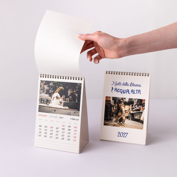Calendari da tavolo | Libreria Acqua Alta Calendario da tavolo 4 - gruppo - Libreria Acqua Alta Venezia