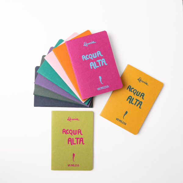 Quaderni colorati - gruppo 1 - Libreria Acqua Alta Venezia