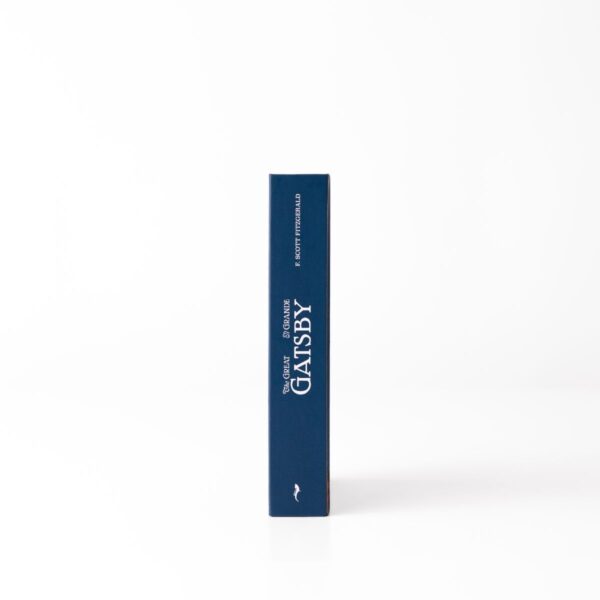 The Great Gatsby - Book Spine Spine of the book "The Great Gatsby" featuring the title, author, and the Acqua Alta Bookstore logo