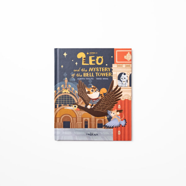 Leo and the Mystery of the Bell Tower – cover of a children’s picture book, Venice