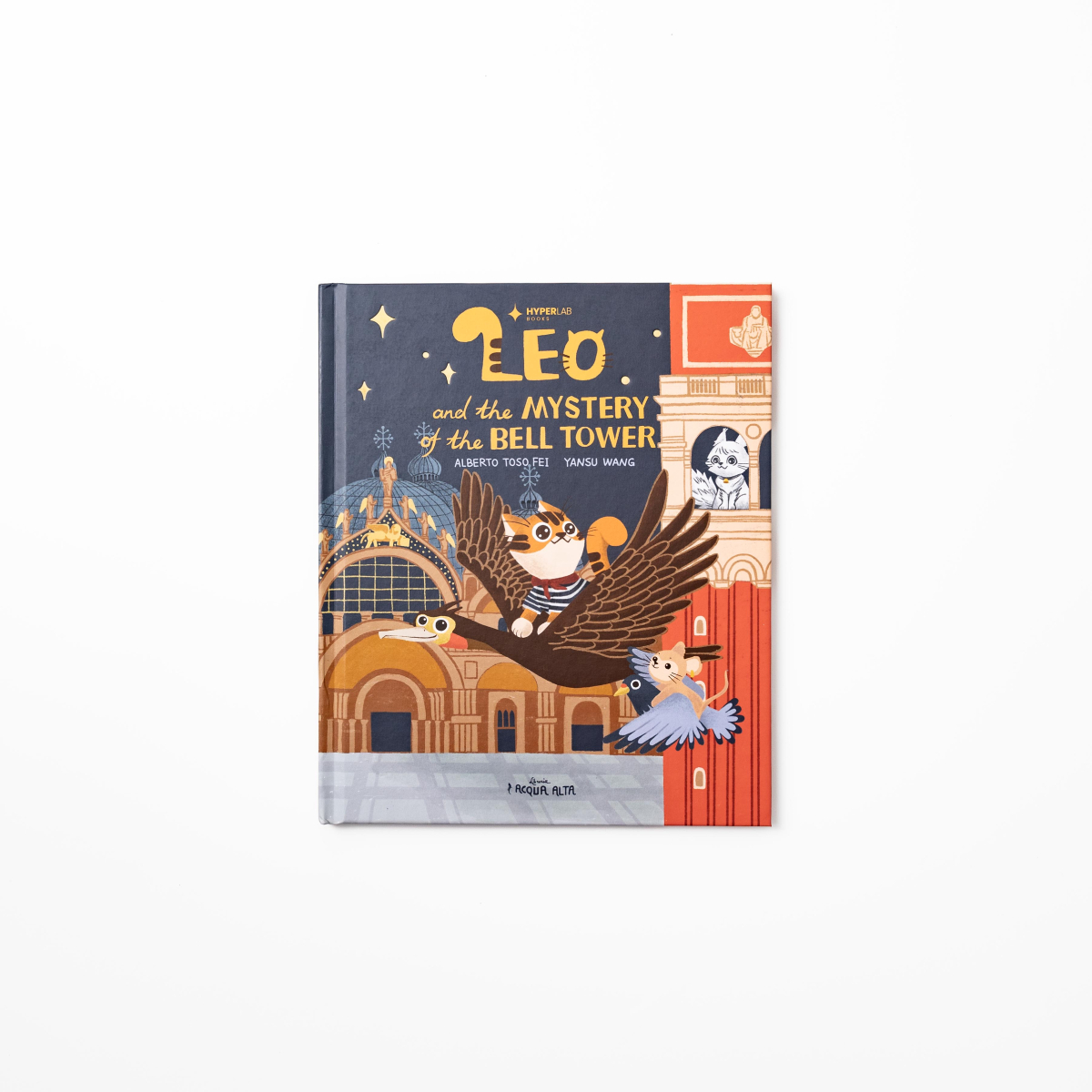 Leo and the Mystery of the Bell Tower – cover of a children’s picture book, Venice